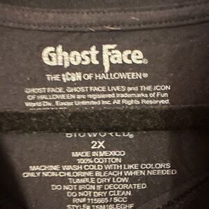 Ghost Face Black T-Shirt